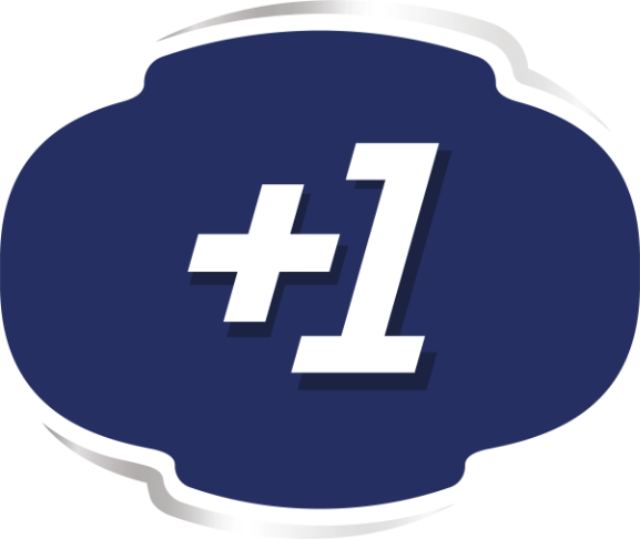 +1